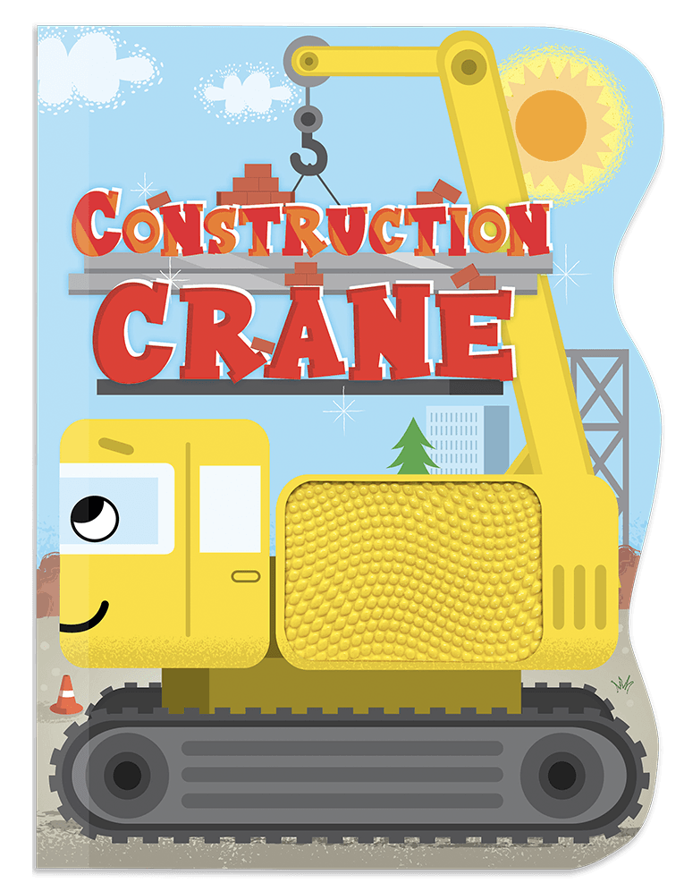 Little Hippo Books  Construction Crane Touch and Feel