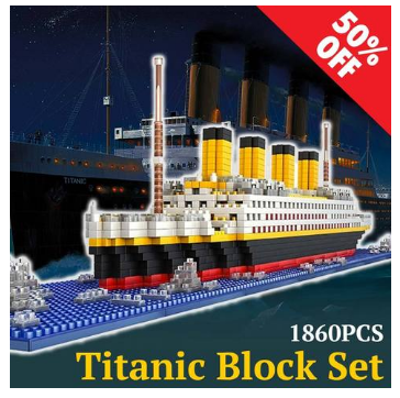 titanic building block set