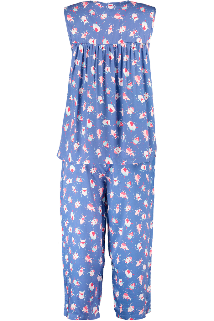Candy-Coloured Organic Bamboo Midi Pyjamas | Nightire Sleepwear