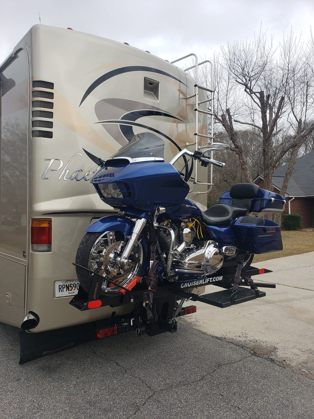 motorhome bike lift