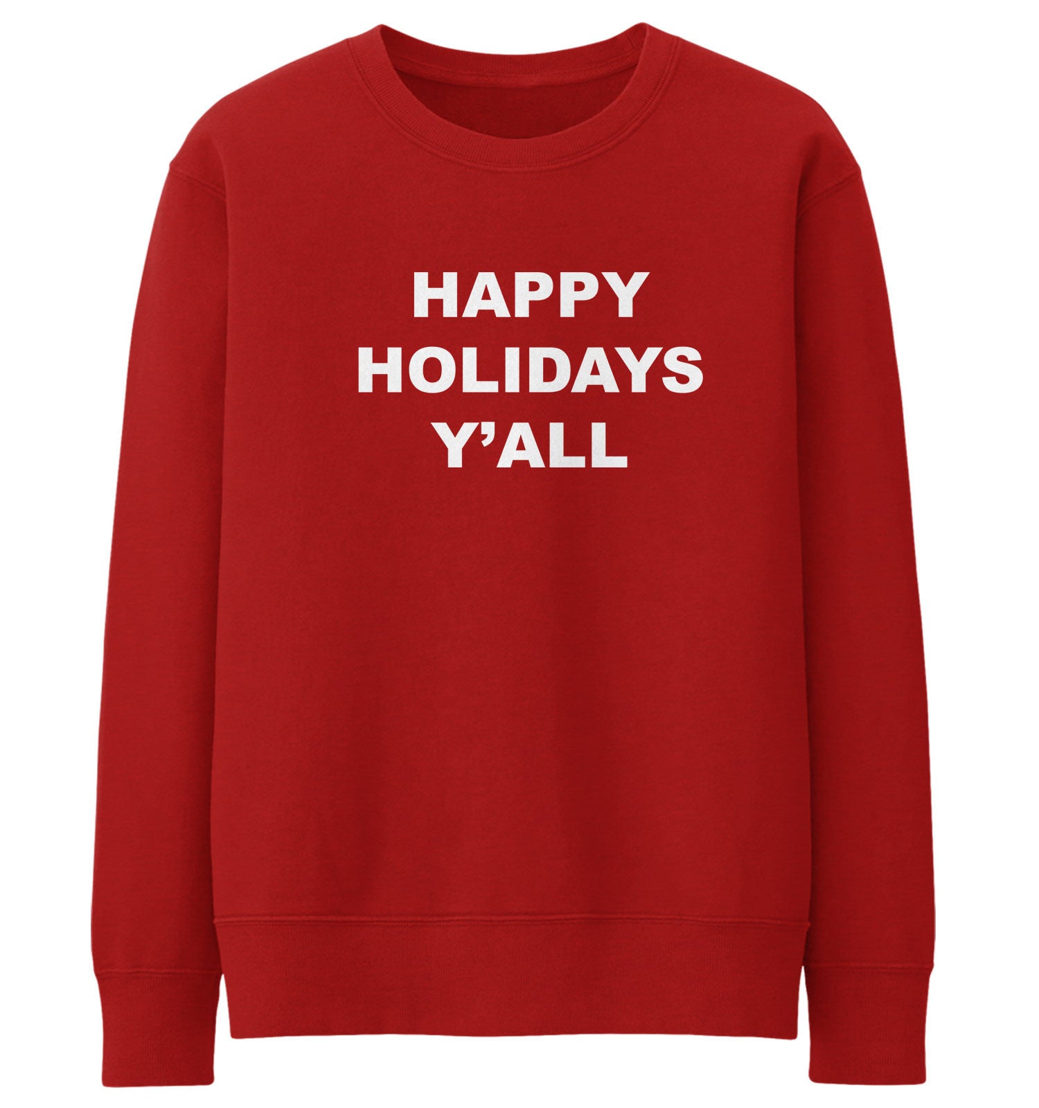 happy slogan jumper