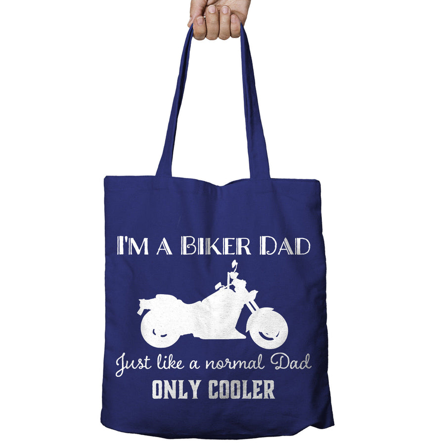 Normal Dad Only Cooler Motorcycle MotorBike Club Shopper Tote Bag Shopping 520