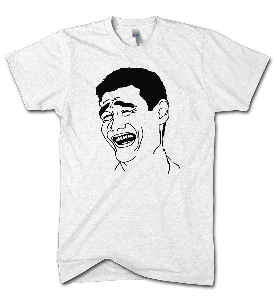 Yao Ming Meme T Shirt Funny Cartoon Basketball Joke Funny Sport Top Men