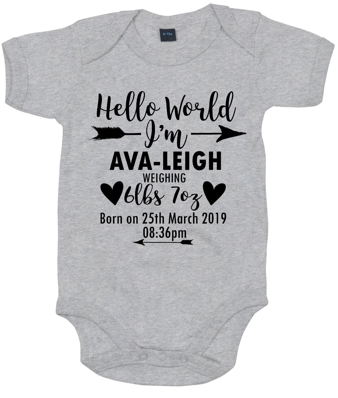 born in 2019 baby grow