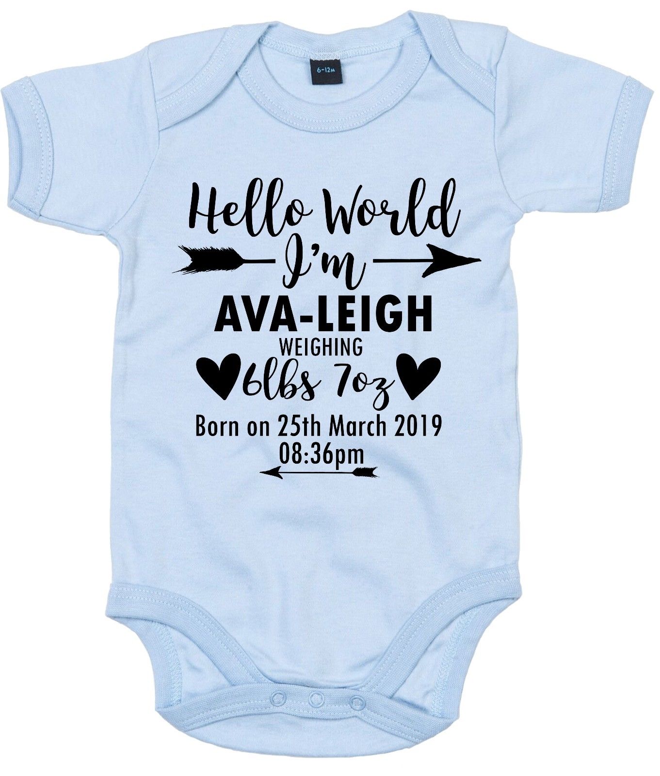 born in 2019 baby grow