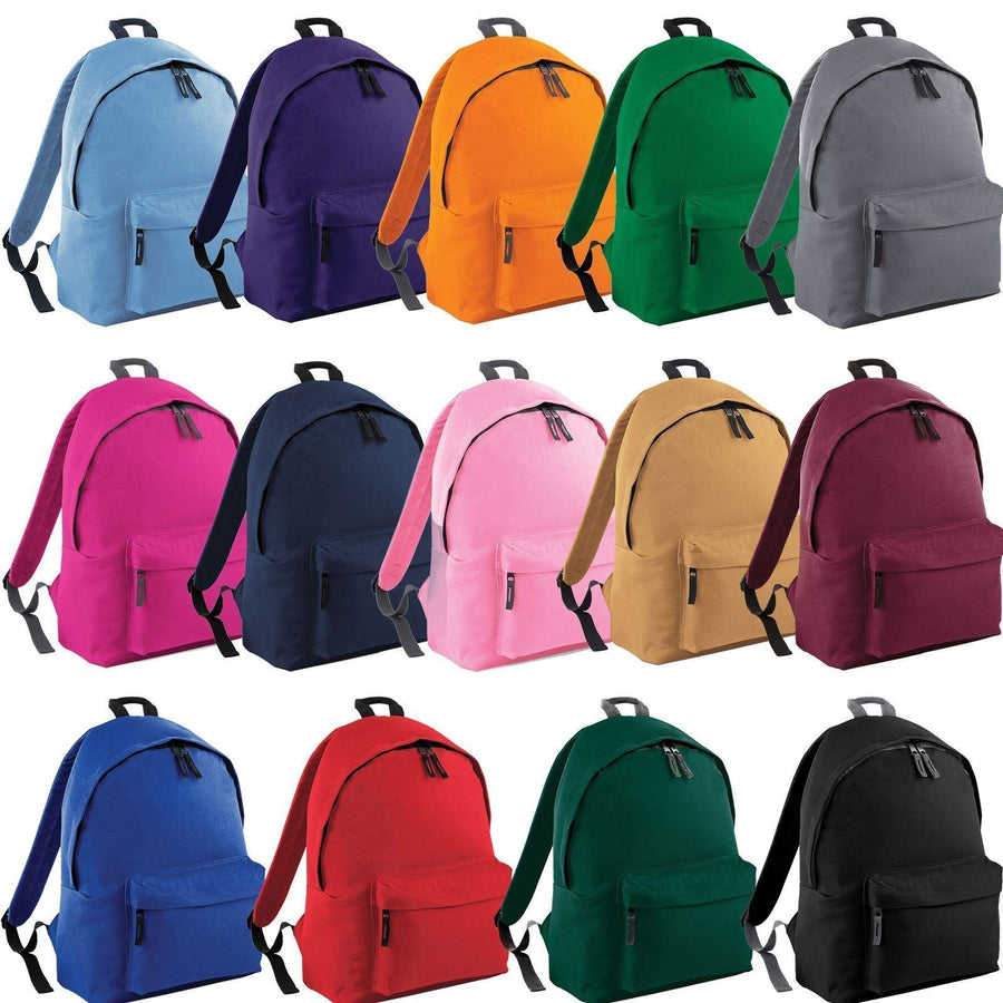 Fashion Backpack School Boys Girls Train Gym Bag Retro Hipster All Colours