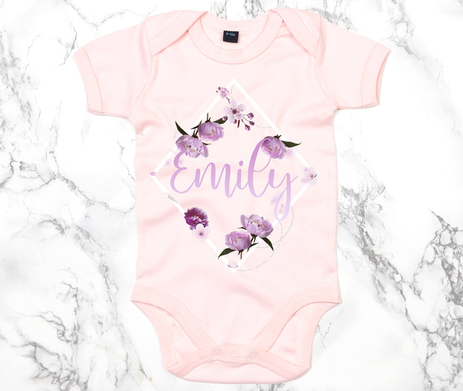 personalised baby grow