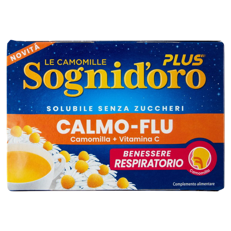 SOGNI D'ORO CAMOMILLA SOLUBILE CON MELATONINA 16 FILTRI (12 in a box) –   - The best E-commerce of Italian Food in UK