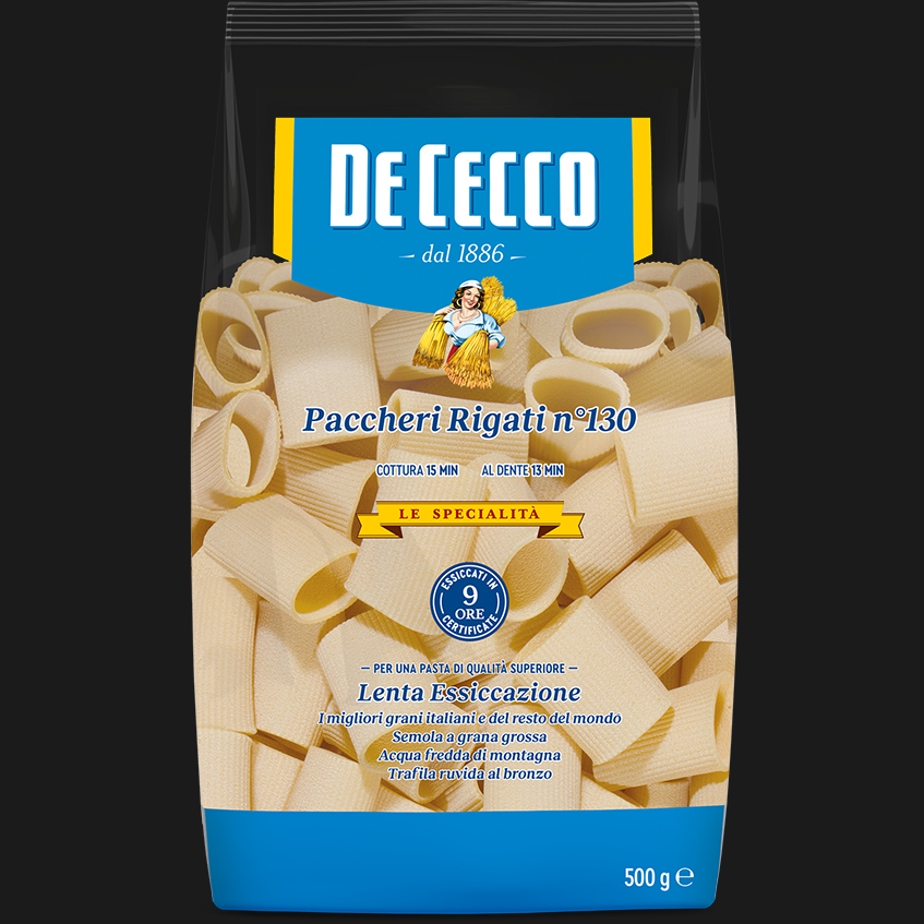 DE CECCO PASTA DI SEMOLA TRIPOLINE N.3 500 GR (24 in a box) –   - The best E-commerce of Italian Food in UK
