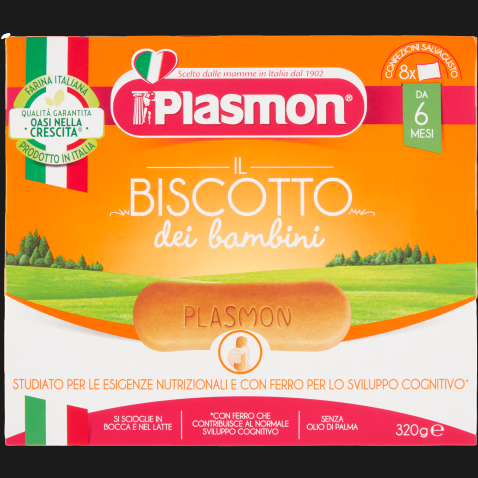 PLASMON BISCOTTINO GRANULATO 2 X 374 G