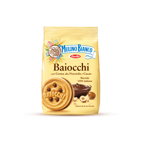 Baiocchi Mulino Bianco with pistachio, counter pack of 42 pieces