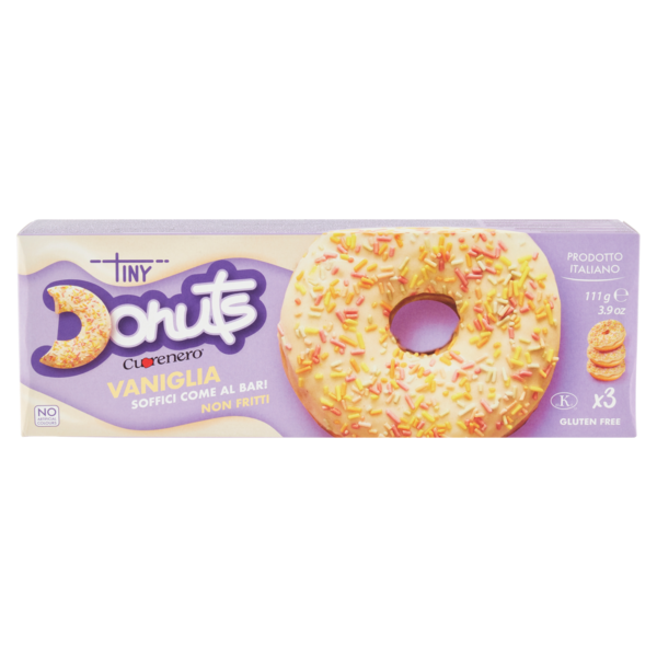 Cuorenero Tiny Donuts Fragola 111 Gr – Drogheria Olimpia Online