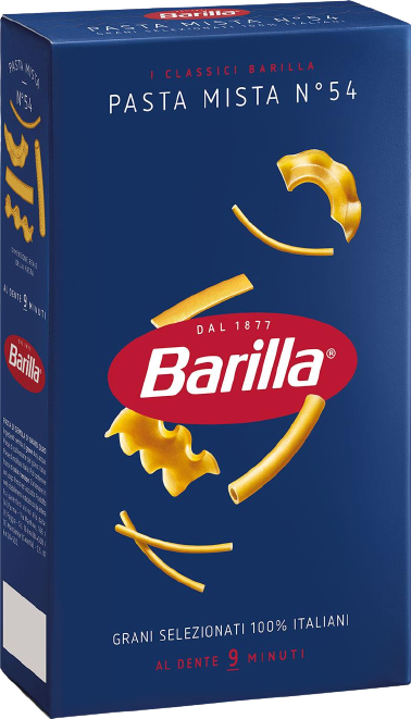 BARILLA PASTA DI SEMOLA PASTA MISTA  500 GR (30 in a box) –   - The best E-commerce of Italian Food in UK