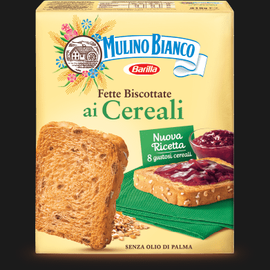 MULINO BIANCO FETTE BISCOTTATE MALTO D'ORZO 315 GR (16 in a box) –   - The best E-commerce of Italian Food in UK