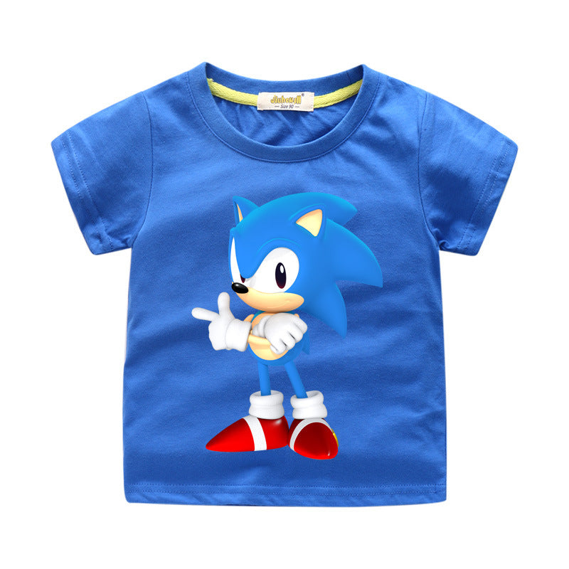 3d Sonic The Hedgehog Digital Printing Tshirt For Boys And Girls