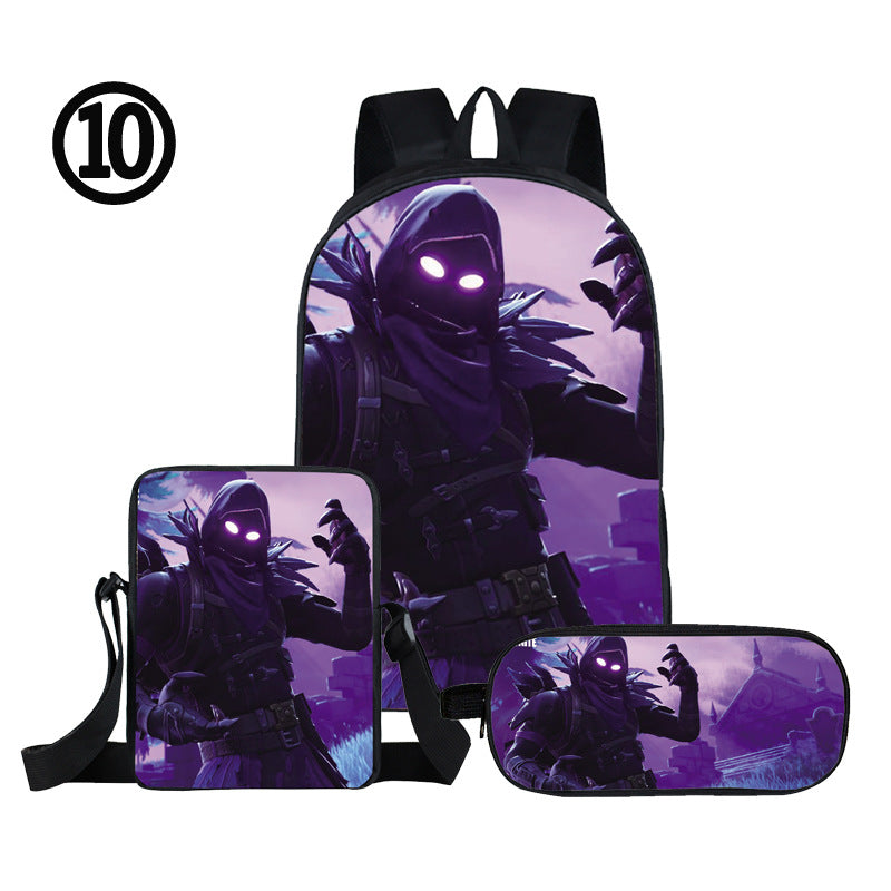 3pcs Set Fortnite Backpack With Lunch Bag And Pencil Box Nfgoods - roblox bags nfgoods