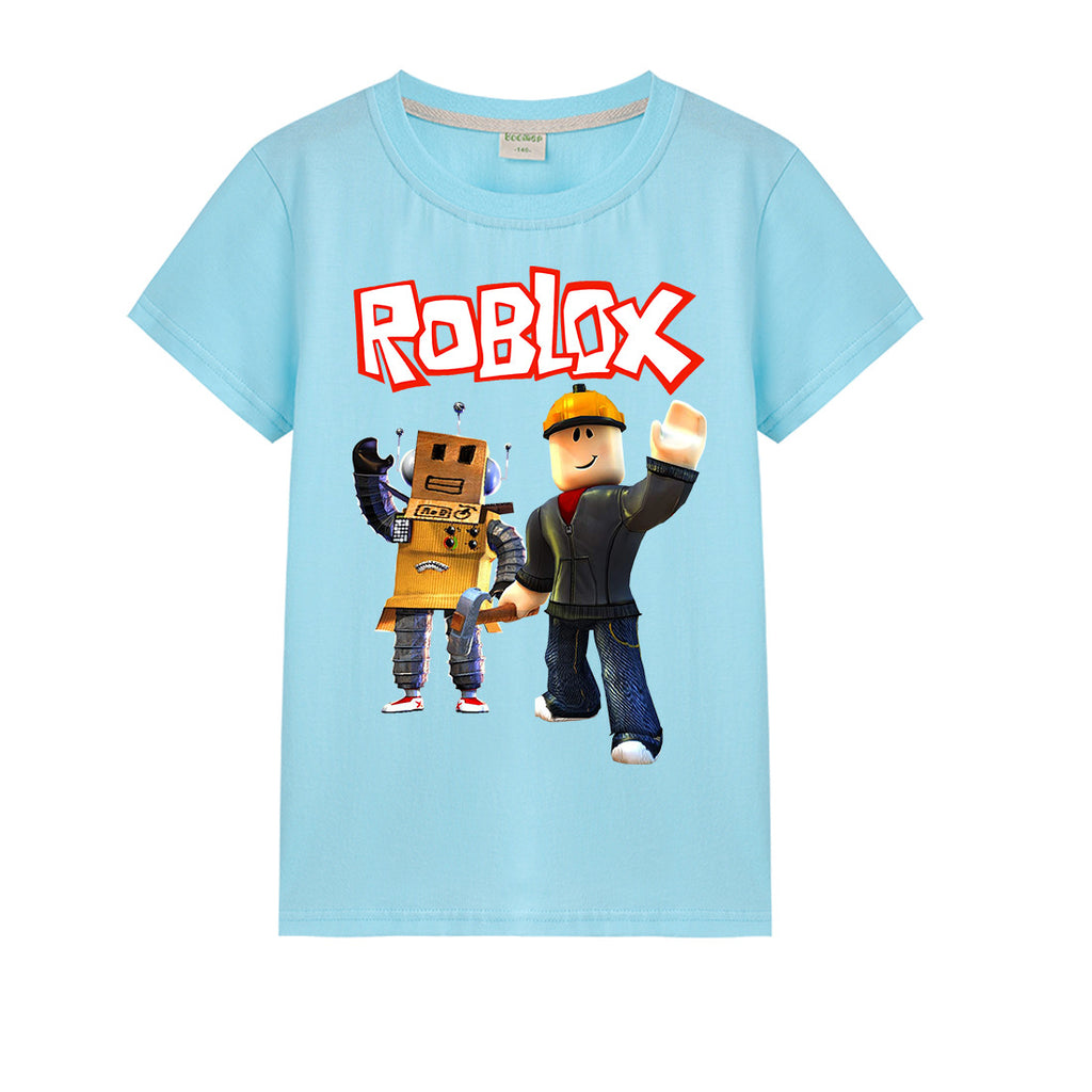 Game Roblox Short Sleeves Nice For Kids Cotton T Shirt Nfgoods - roblox t shirt ads
