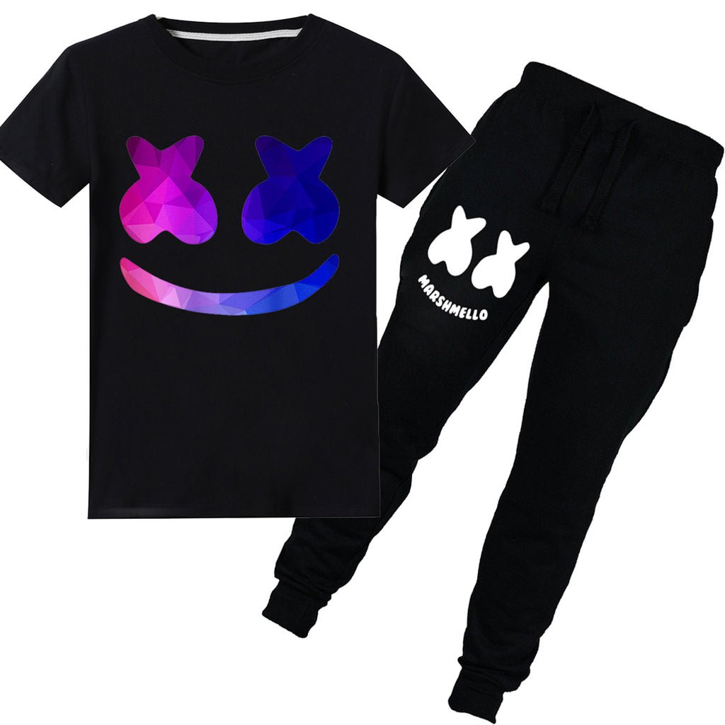 Marshmello Smiley Face T Shirt With Pants Nfgoods - roblox face marshmello