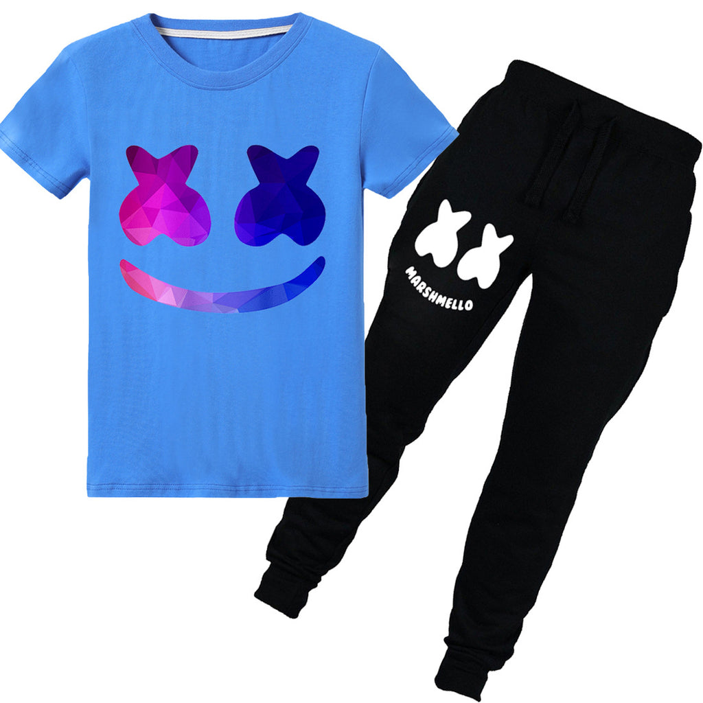 Marshmello Smiley Face T Shirt With Pants Nfgoods - marshmello pants roblox