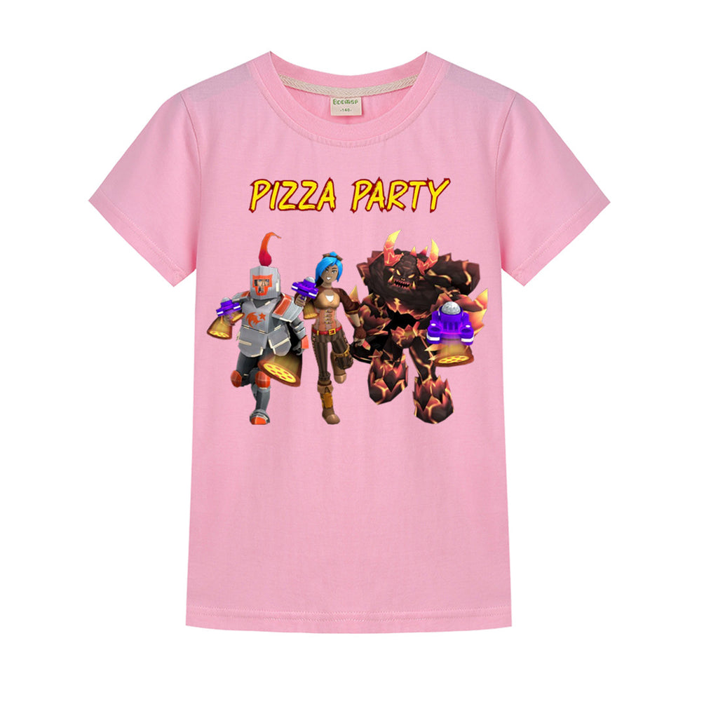 Roblox Pizza Party T Shirt For Boys And Girls New Arrivals Nfgoods - roblox girl birthday shirt girl roblox shirt