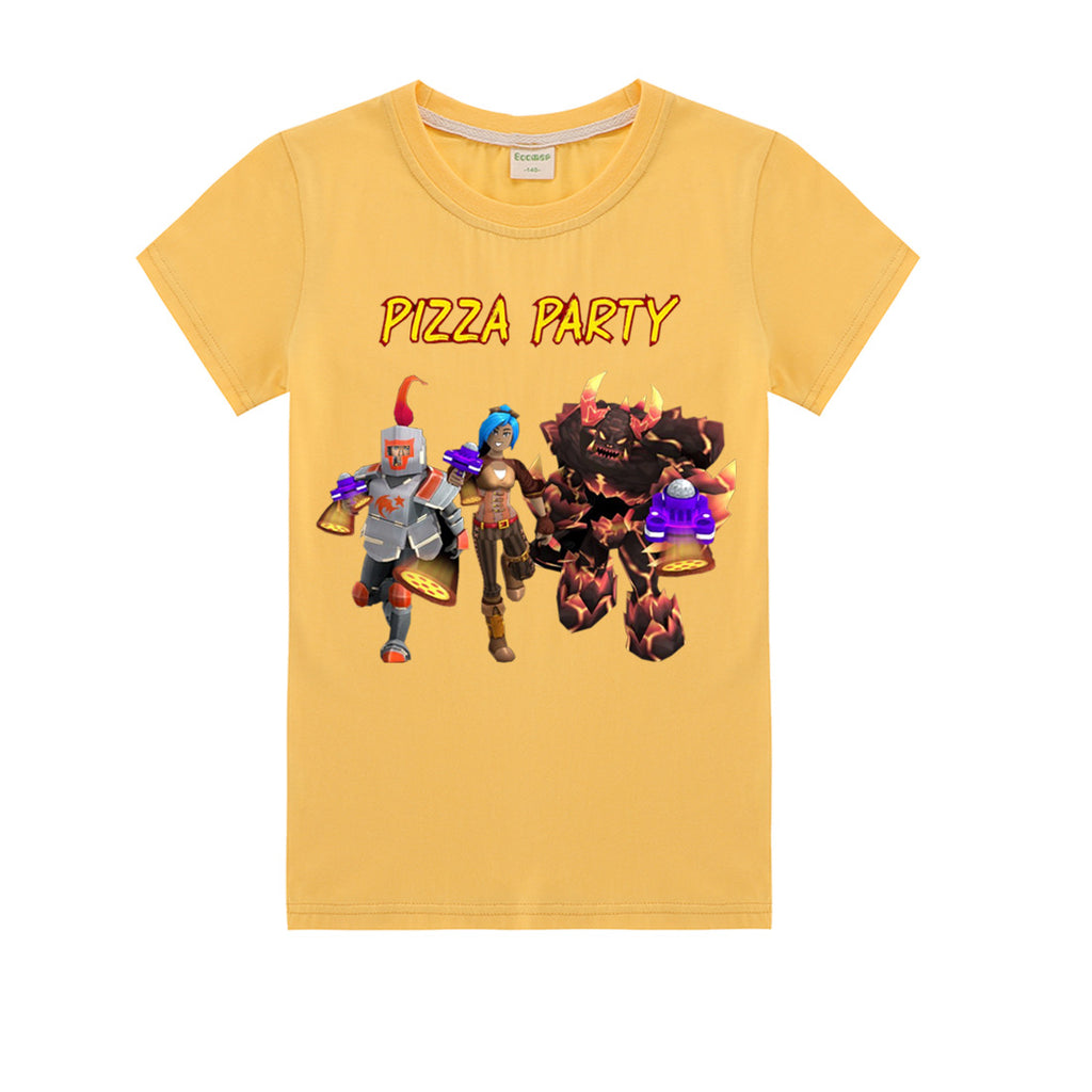 Roblox Pizza Party T Shirt For Boys And Girls New Arrivals Nfgoods - new roblox t shirt for kids summer clothing boys 3d games