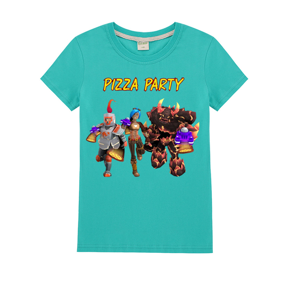 Roblox Pizza Party T Shirt For Boys And Girls New Arrivals Nfgoods - roblox kids baby boys girls t shirt marshmello dj music long