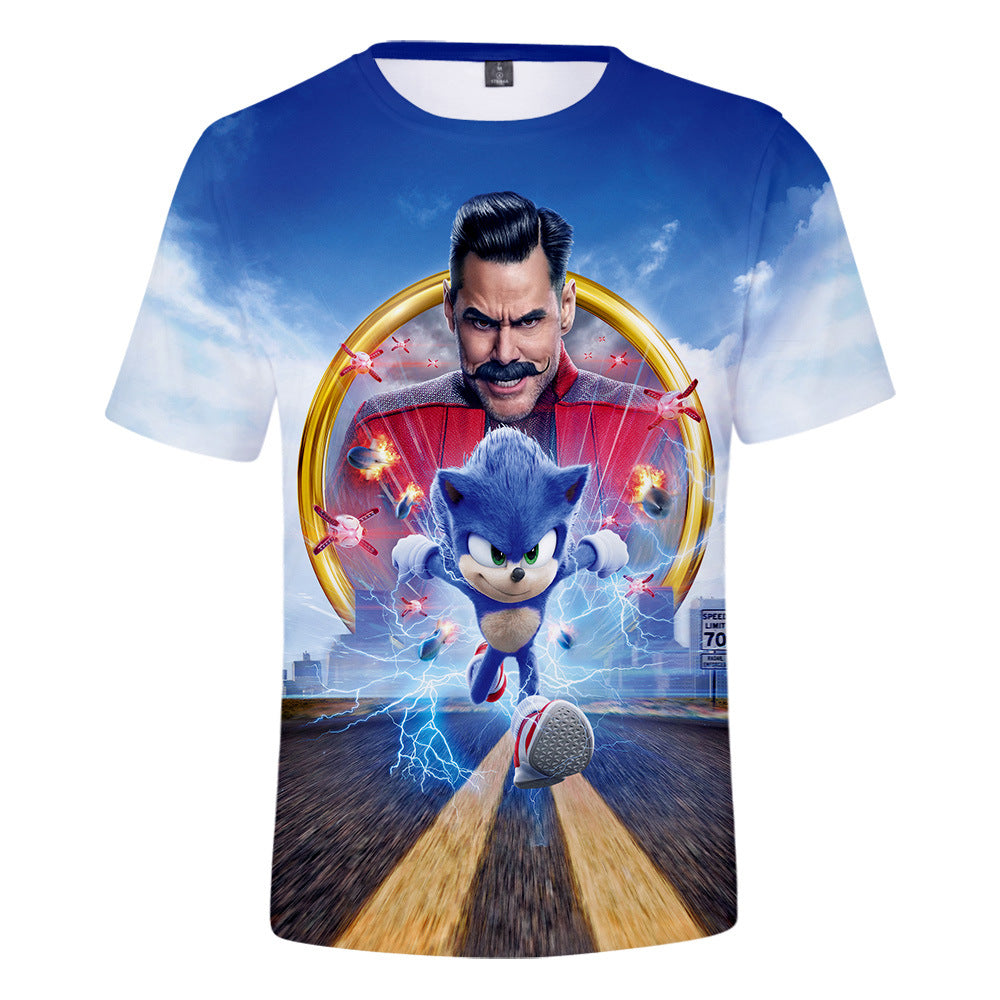 2020 Sonic The Hedgehog Movie Kids 3d T Shirt Nfgoods - movie sonic roblox shirt