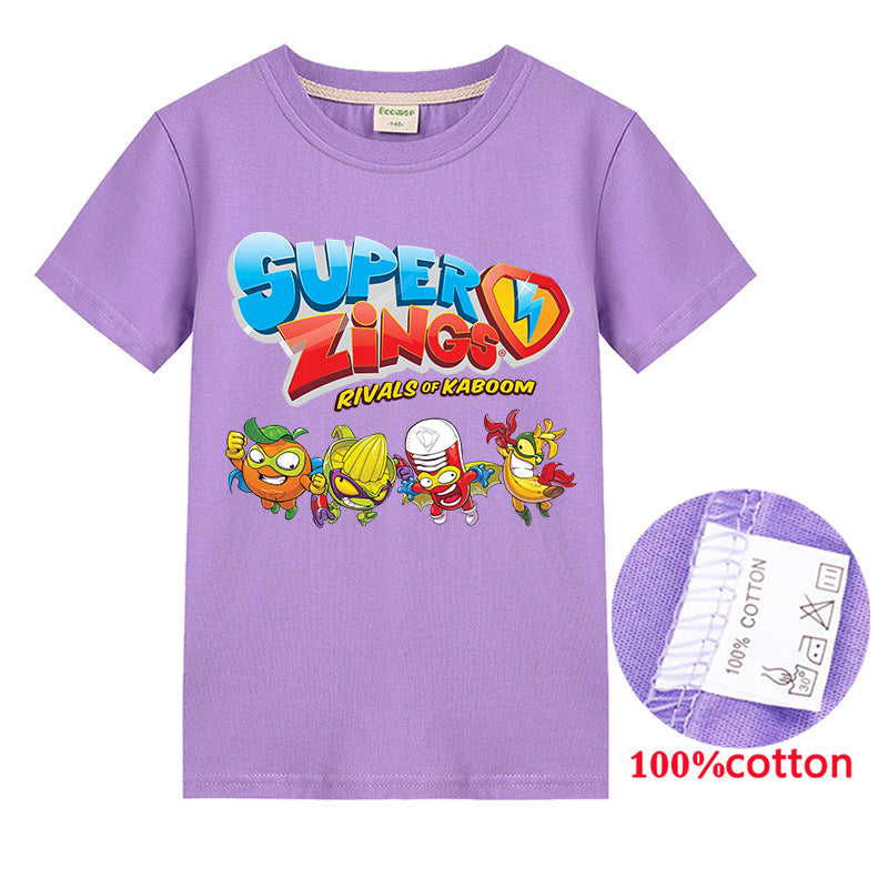 Kids Super zings cotton t-shirt - nfgoods