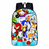 Sonic The Hedgehog 16" cool backpack  for boys - nfgoods