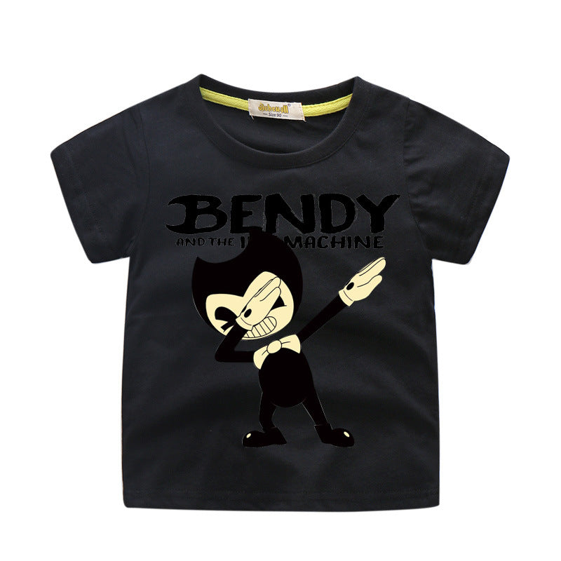 Bendy And The Ink Machine T Shirt Kids Cotton Shirt Funny Youth Tee 1 Nfgoods - ink bendy shirt roblox