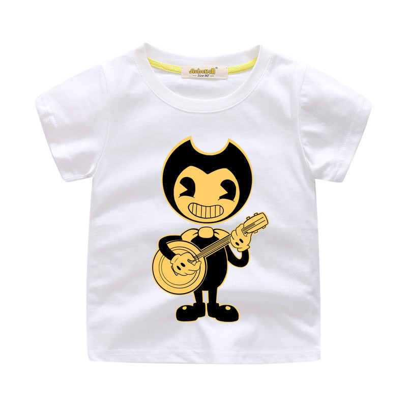 Bendy And The Ink Machine Summer T Shirt For Boys And Girls Nfgoods - ink bendy pants roblox