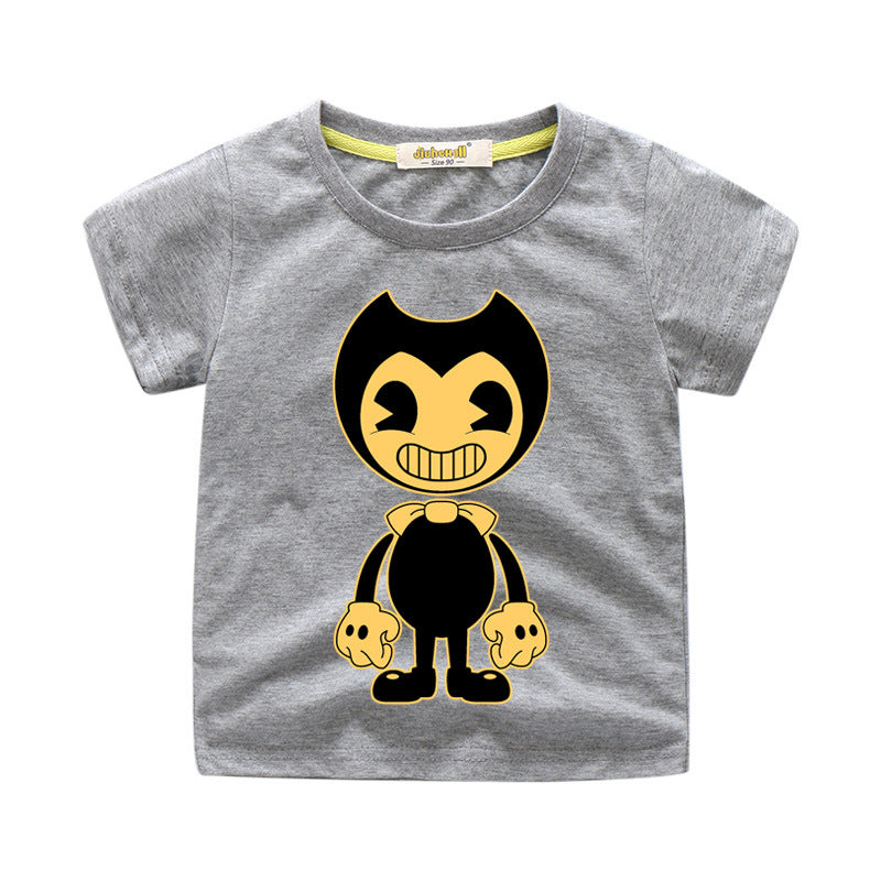 Bendy And The Ink Machine Cotton Cute T Shirt For Boys And Girls Nfgoods - bendy boy roblox