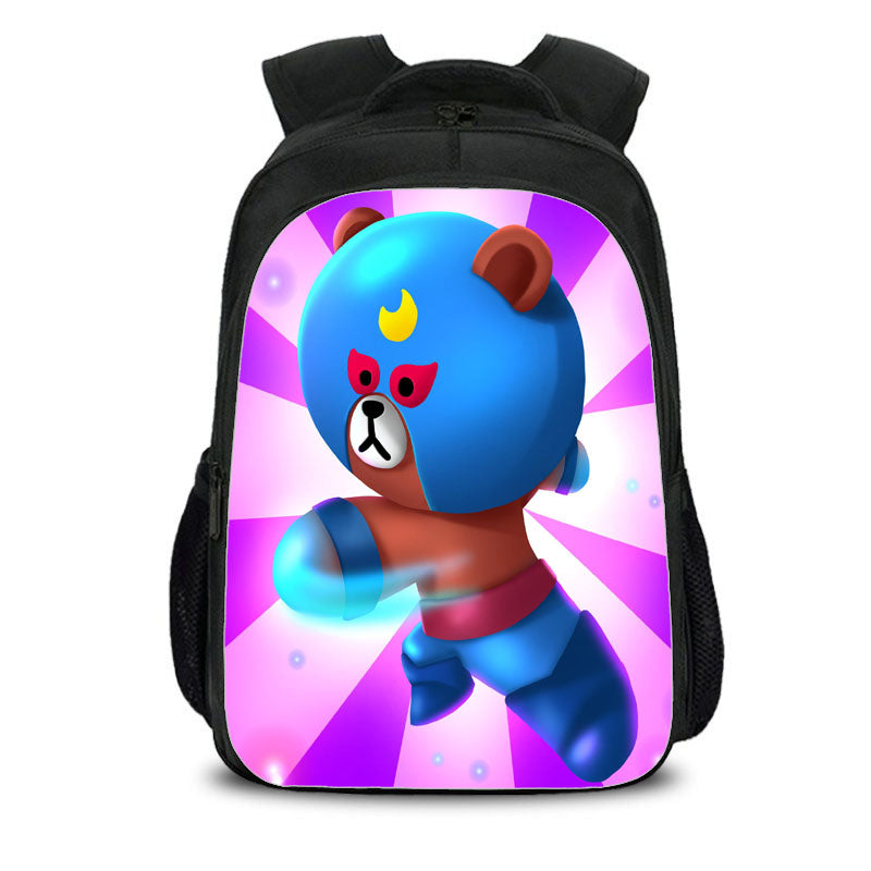 Kids Brawl Stars El Brown Backpack Nfgoods - el braown brawl stars