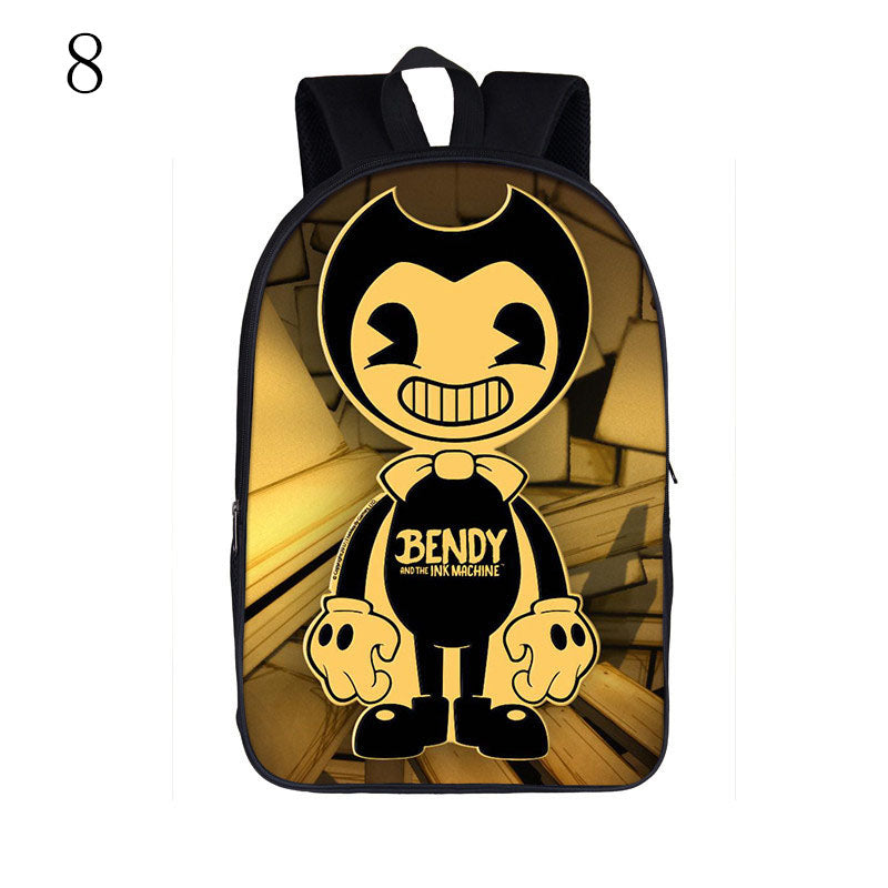 Bendy And The Ink Machine Cute Backpack For You Back To School Nfgoods - how to get the coffin bag backpack roblox