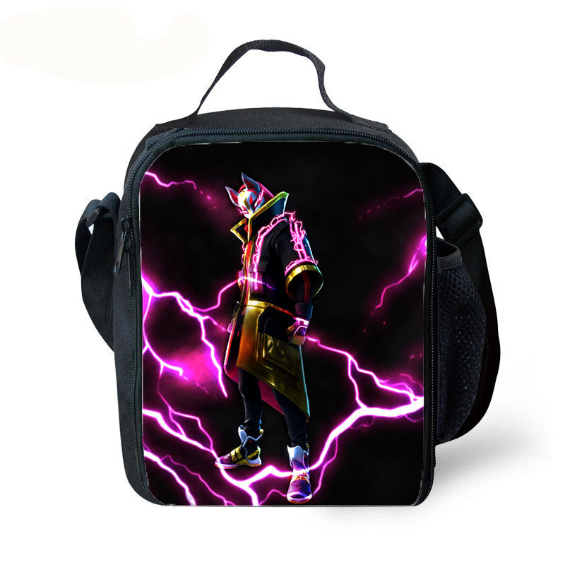 Fortnite Drift Backpack With Lunch Bag And Pencil Case Nfgoods - roblox students backpack 3d print backpack lunch box bag and pencil bag set