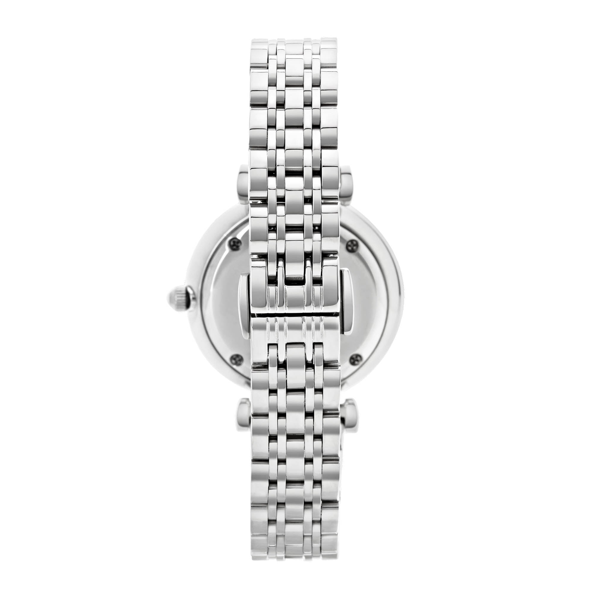 Emporio Armani Gianni T-Bar Watch AR1925 - Silver | MODE STORE