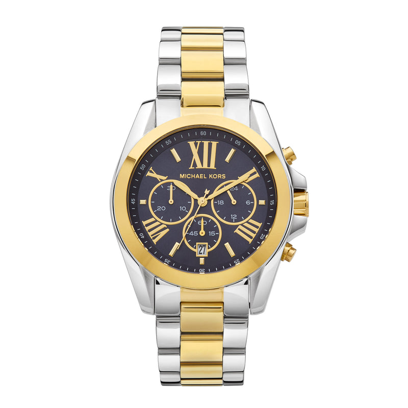 Michael Kors Bradshaw Chronograph Watch MK5976 - Blue/Gold | MODE STORE