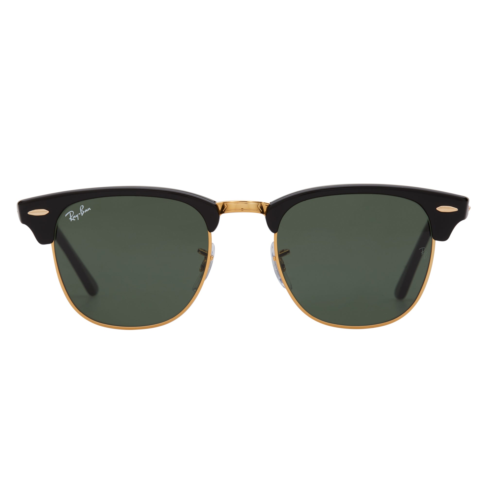 Ray-Ban Clubmaster RB3016 Sunglasses - Black/Green | MODE STORE