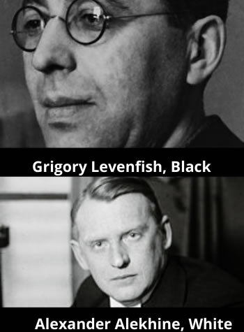 Alekhine's Jewel: Alekhine vs Levenfish, St. Petersburg 1912