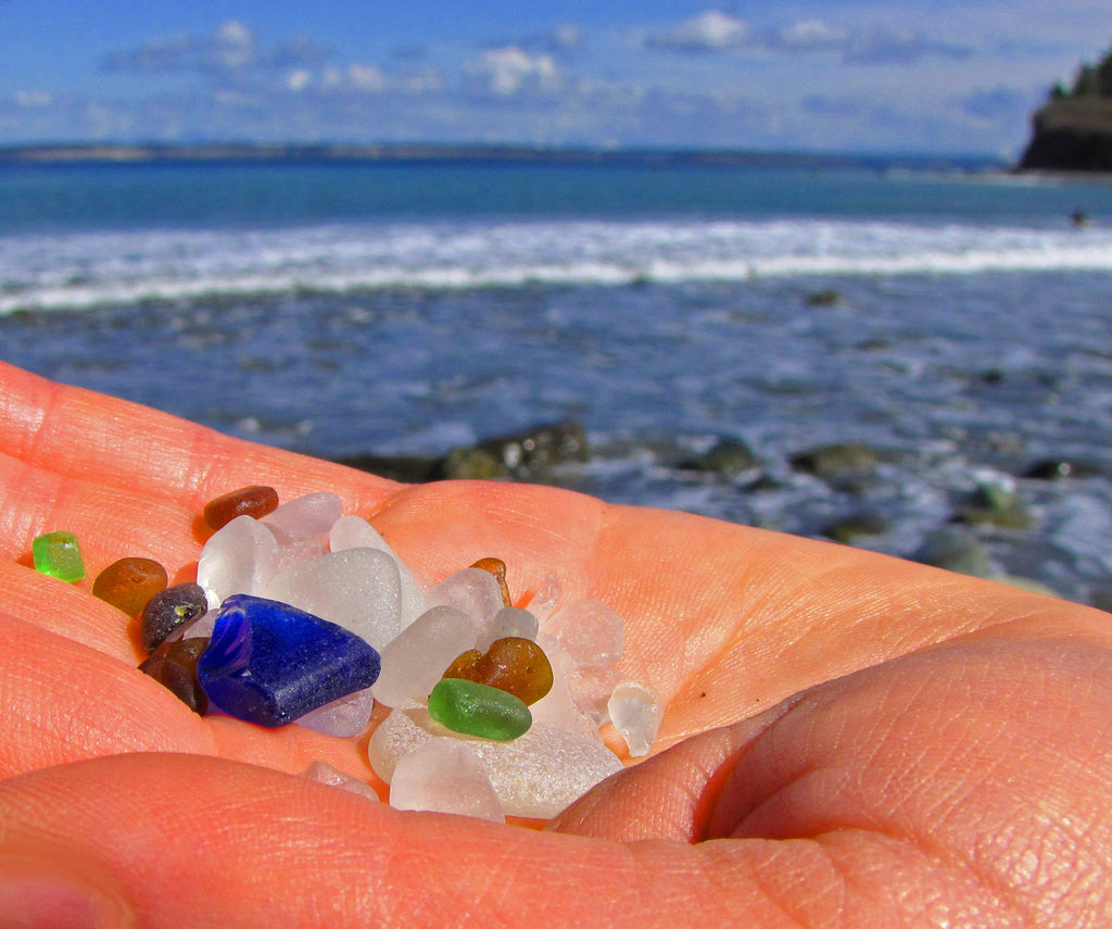 What is sea glass - discovery Seaham beach sea glass
