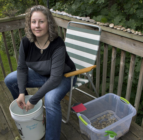 cassandra tiensivu polishing petoskey stones