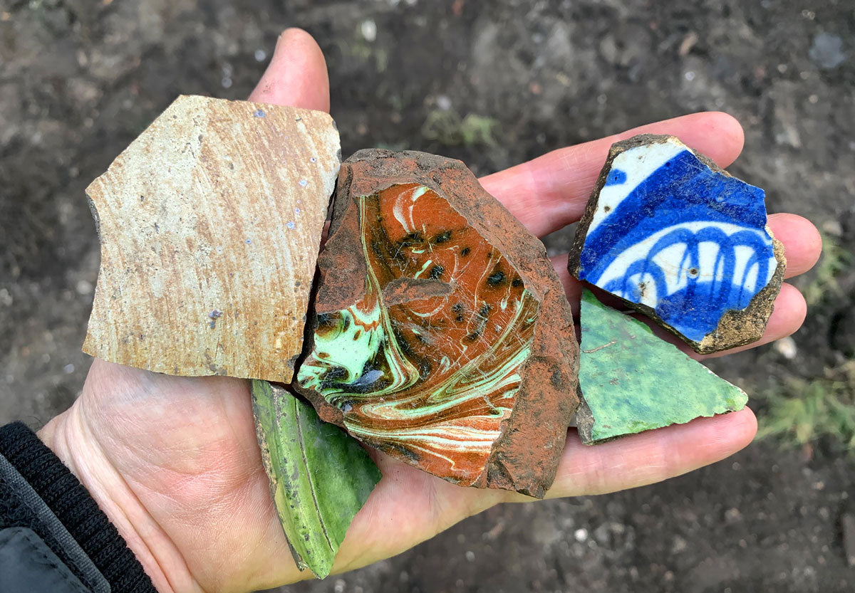 pottery found in london
