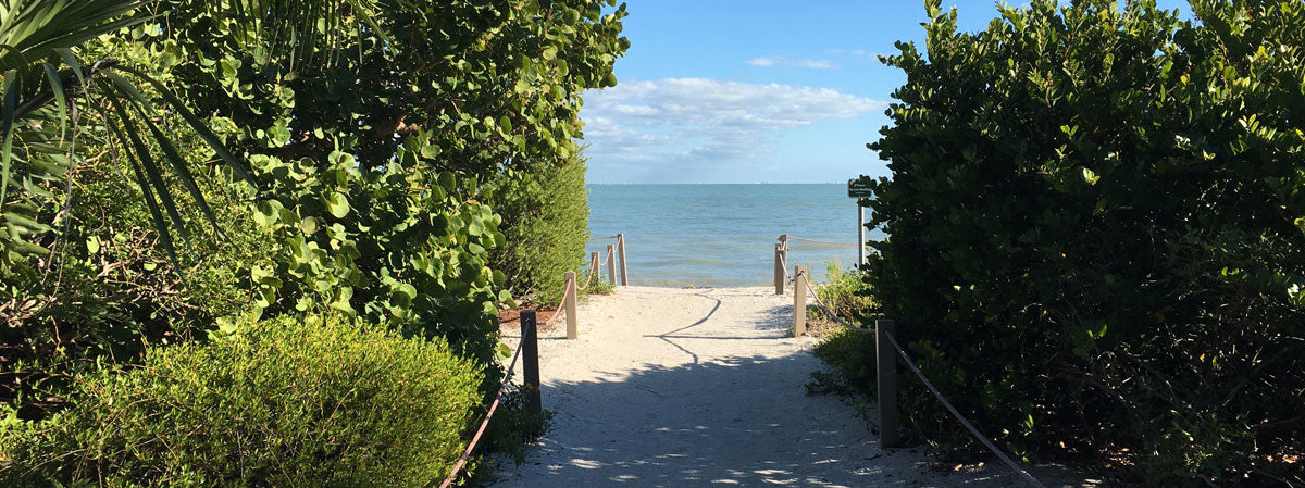 path to the beach sanibel florida