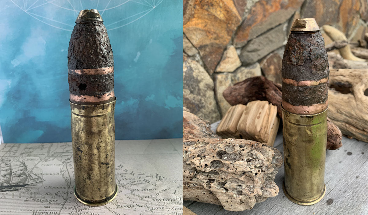 mortar shell found on beach in new zealand
