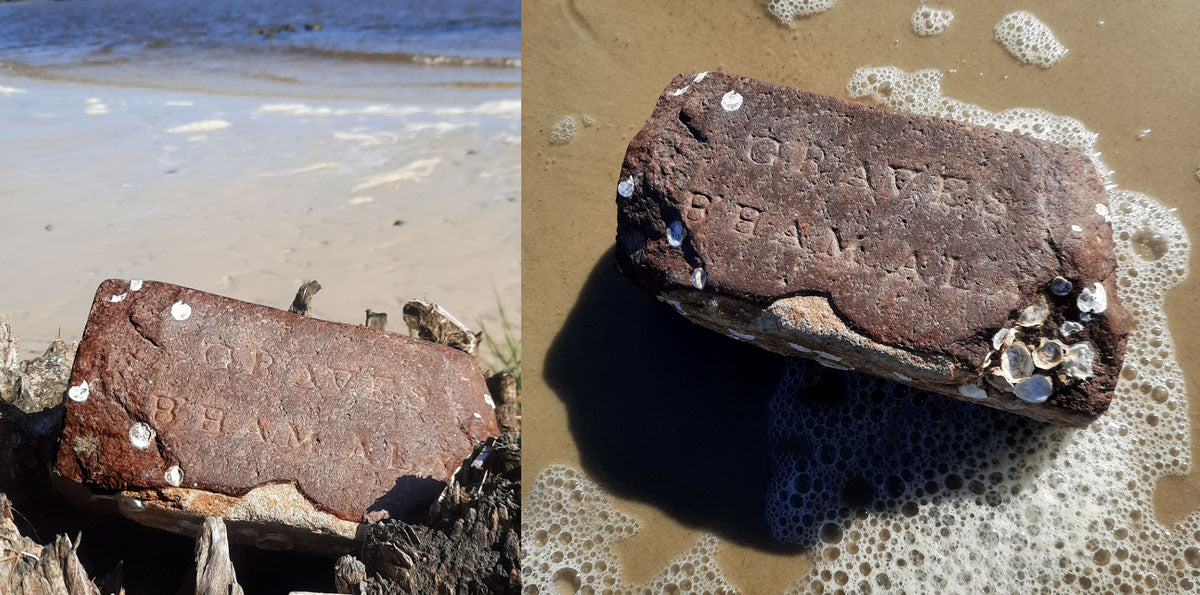 bricks found on beach in florida