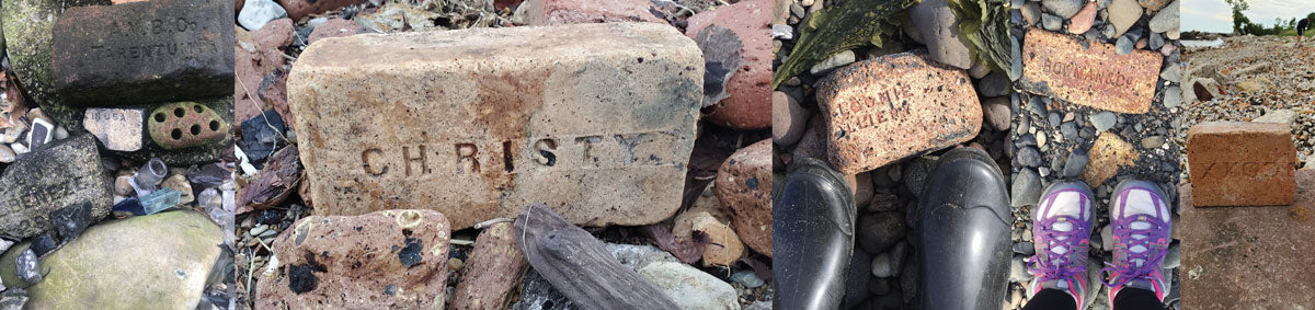 cool bricks found on the beach