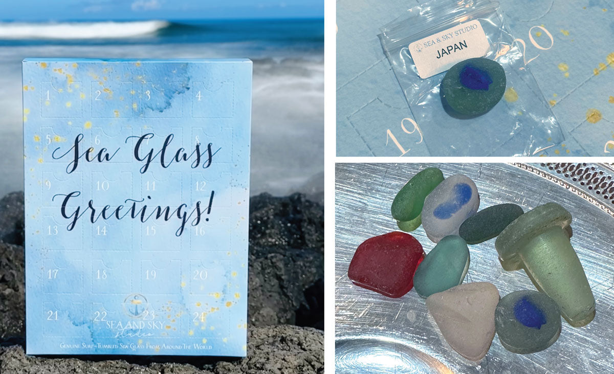 sea & sky sea glass greetings advent calendar