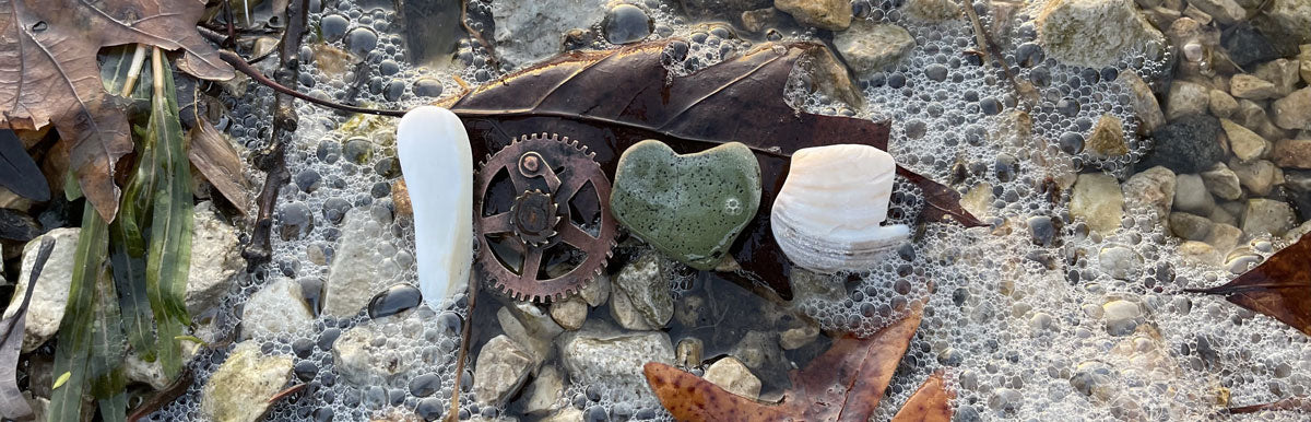 love made with lake michigan beach finds