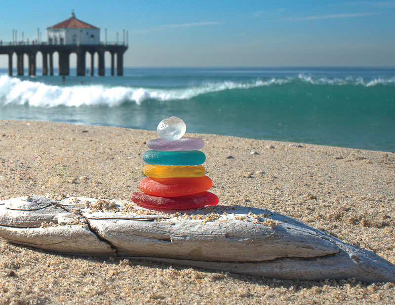 sea glass stack photo contest finalist