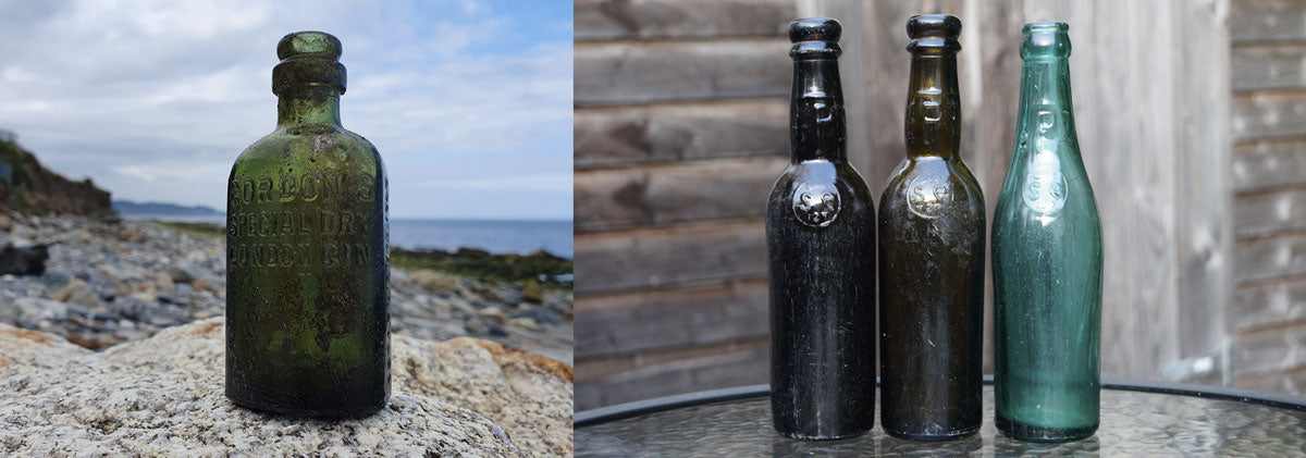 antique bottles from ireland